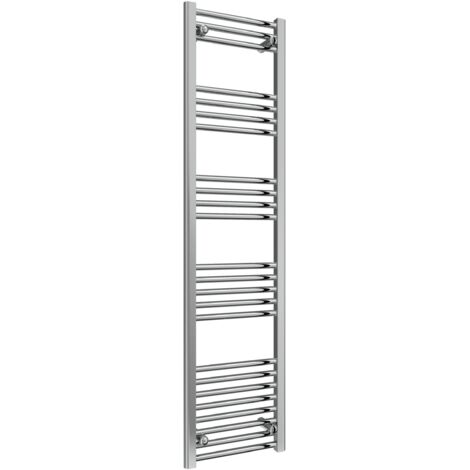 Reina Capo Straight Heated Towel Rail 1800mm H x 400mm W - Chrome
