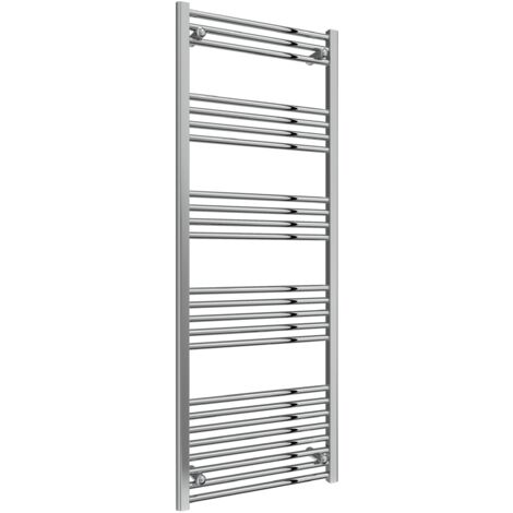 Reina Capo Straight Heated Towel Rail 1800mm H x 600mm W - Chrome