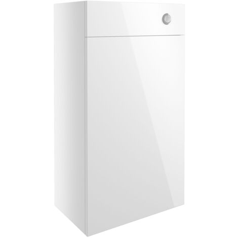 Signature Oslo Back to Wall WC Toilet Unit 500mm Wide - White Gloss