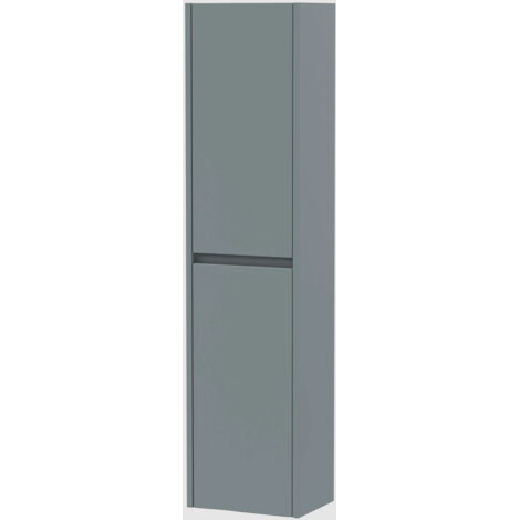 Nuie Havana Matt Coastal Grey 1433mm x 350mm Tall Wall Hung Storage Unit - NPH2362 (1/3)