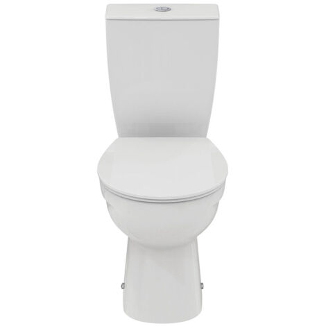Ideal Standard Eurovit+ Close Coupled Toilet with 6/4 Litre Cistern - Soft Close Seat (1/5)