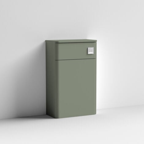 Nuie Core Back to Wall WC Toilet Unit 500mm Wide - Satin Green