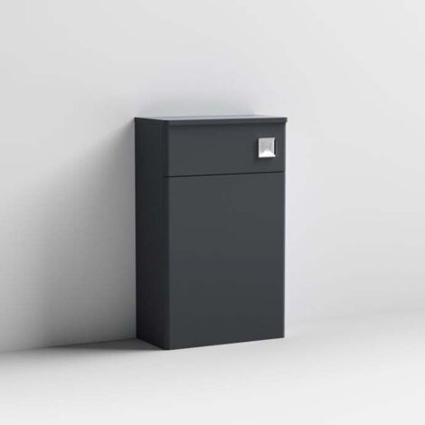 Nuie Classique Satin Soft Black 500mm Toilet Unit - CLA1441
