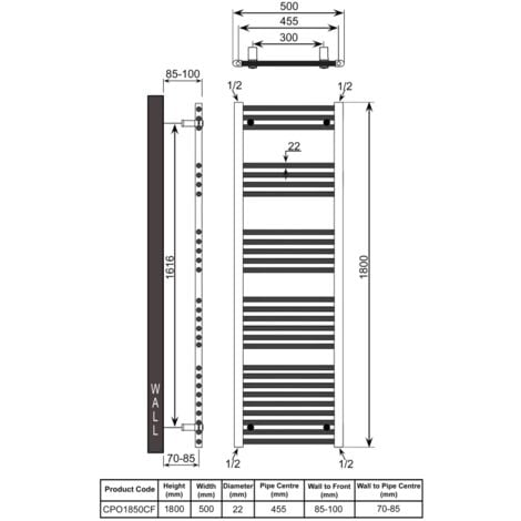 Reina capo towel online rail