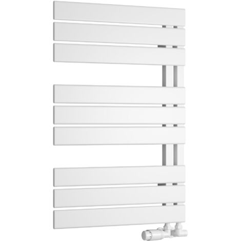 Reina Pettino Flat Panel Heated Towel Rail 823mm H x 550mm W - White (1/3)