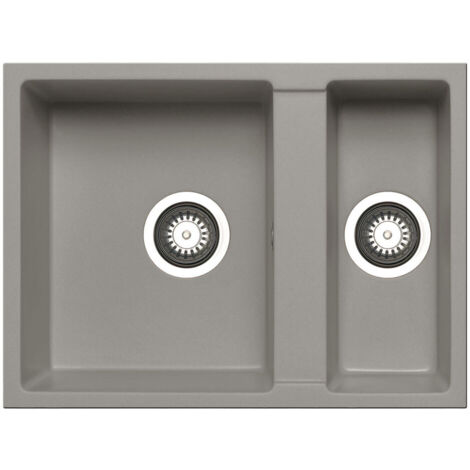 Granite undermount kitchen sink 1.5 bowl 590mm x 440mm – Scratch & stain resistant – Extra deep bowl – Includes waste kit – Prima (1/2)