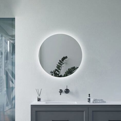 Signature Matilda Round Back-Lit LED Bathroom Mirror with Touch Sensor 500mm Diameter (1/4)