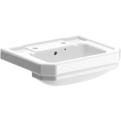 Signature Aphrodite Semi-Recessed Basin 495mm Wide - 2 Tap Hole (1/3)