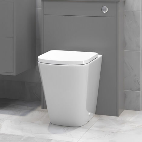 Signature Poseidon Rimless Back to Wall Toilet - Soft Close Seat (1/4)