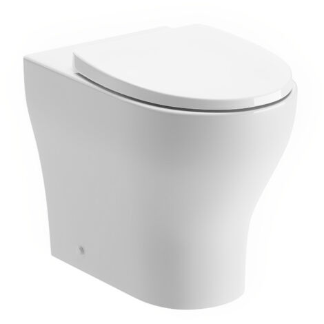 Signature Como Rimless Back to Wall Toilet - Soft Close Seat (1/3)