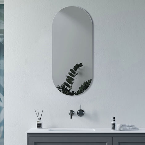 Signature Hugo Oblong Bathroom Mirror 800mm H x 400mm W (1/4)
