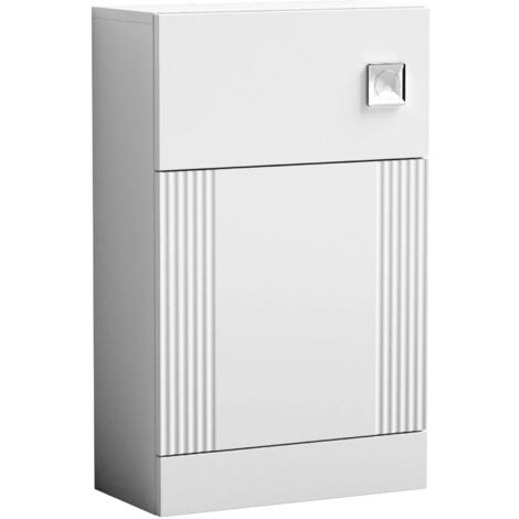 Nuie Deco Back to Wall WC Unit 500mm Wide - Satin White