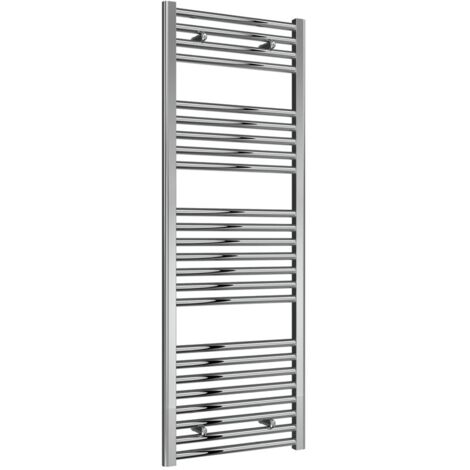 Reina Diva Chrome Electric Towel Rail 1400mm High x 500mm Wide (Standard Element) (1/5)