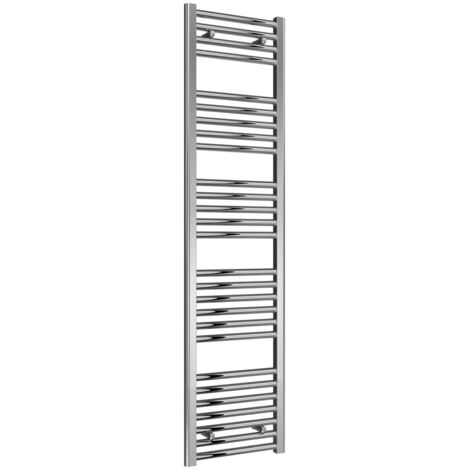 Reina Diva Chrome Electric Towel Rail 1600mm High x 400mm Wide (Standard Element) (1/5)