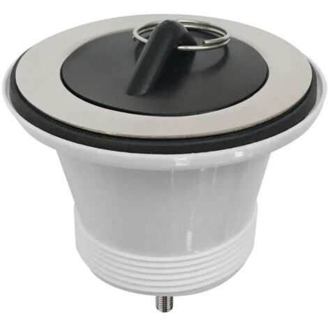 Nuie Kitchen Cleaner Sink Waste with Plug 2 inch BSP - Chrome (1/2)
