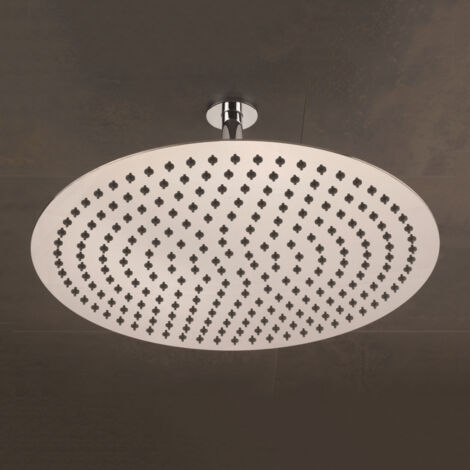 Sagittarius Morella Slim Fixed Shower Head and Ceiling Arm 400mm Diameter Chrome