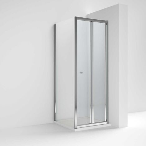Nuie Ella Bi-Fold Door Square Shower Enclosure 760mm x 760mm - 5mm Glass (1/5)
