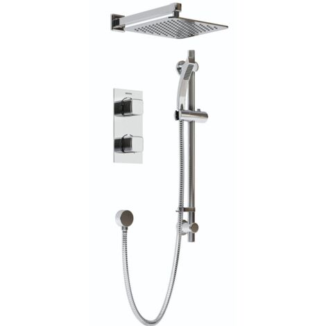 Bristan Cobalt Dual Concealed Mixer Shower with Shower Kit and Fixed Head (1/3)
