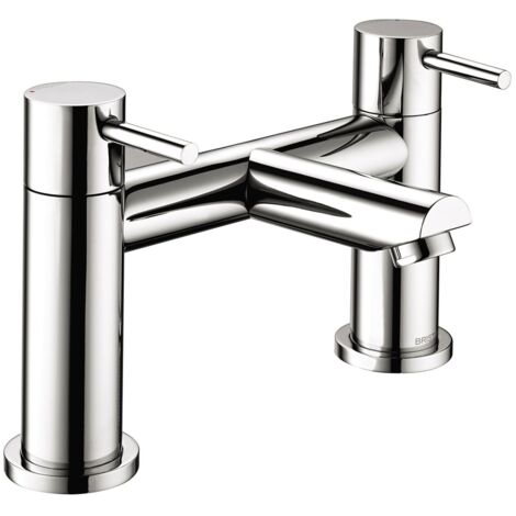 Bristan Blitz Bath Filler Chrome Bath Filler Mixer Tap with Ceramic Discs (1/5)