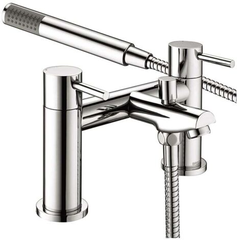 Bristan Blitz Bath Shower Mixer Tap Pillar Mounted - Chrome (1/5)