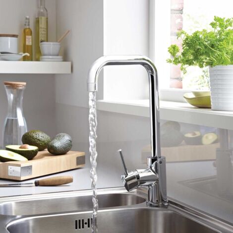 Bristan Lemon EasyFit Mono Kitchen Sink Mixer Tap - Chrome