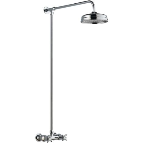 Hudson Reed Thermostatic Bar Mixer Shower and Fixed Head (1/3)