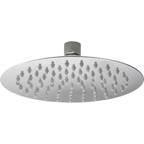 Hudson Reed Round Fixed Shower Head 200mm Diameter - Chrome (1/5)