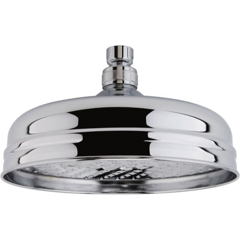 Hudson Reed Tec Apron Fixed Shower Head 200mm Diameter - Chrome