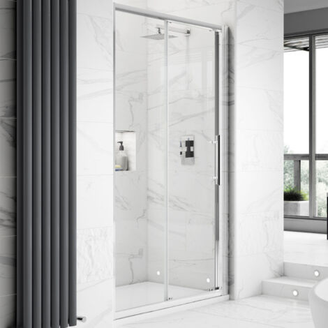 Hudson Reed Apex Chrome 1200mm Sliding Shower Door - M1200SS-E8 (1/10)