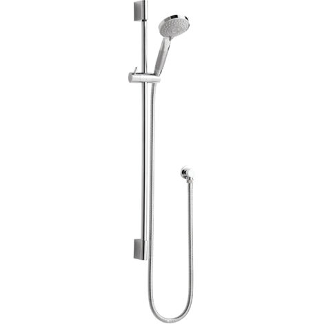 Hudson Reed Slimline Slider Three Function Handset Shower Rail Kit - Chrome (1/5)