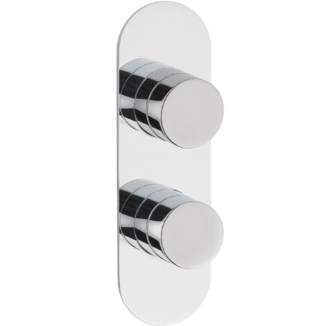 Hudson Reed Indus Concealed Shower Valve with Diverter Dual Handle - Chrome (1/5)