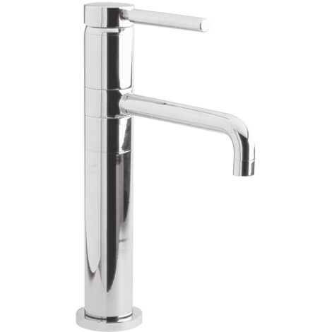 Hudson Reed – Tall basin mixer tap – Chrome – High rise design – Ceramic disc technology – 315mm height – 1 handle – Suitable for low pressure (1/5)