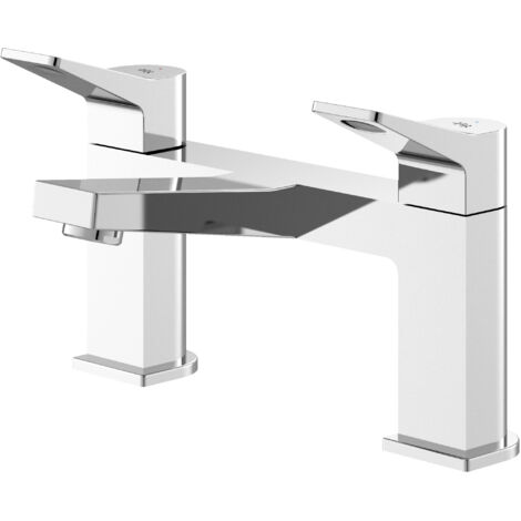 Hudson Reed Soar Bath Filler Tap Pillar Mounted - Chrome (1/5)