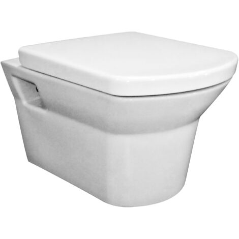 Hudson Reed Maya Wall Hung Toilet - Soft Close Seat (1/3)