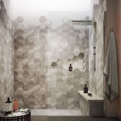 Hudson Reed Wet Room Screen with Support Bar 1200mm Wide - 8mm Glass (1/5)