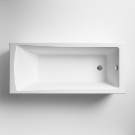 Nuie Linton Single Ended Rectangular Bath 1600mm x 700mm - Acrylic (inc Leg Set)