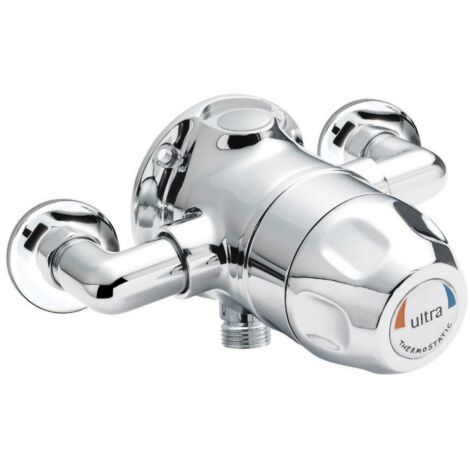 Nuie Chrome Exposed Sequential Thermostatic Shower Valve - VSQ1