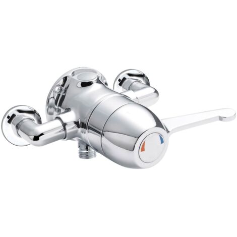 Nuie Chrome Exposed Sequential Thermostatic Shower Valve with Lever - VSQ2