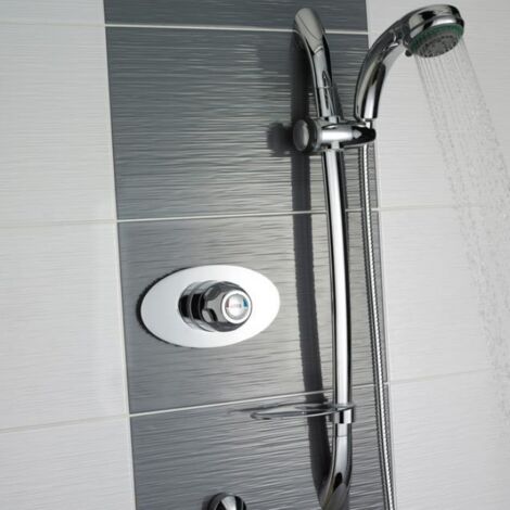 Nuie Chrome Concealed Sequential Thermostatic Shower Valve - VSQ3 (1/4)