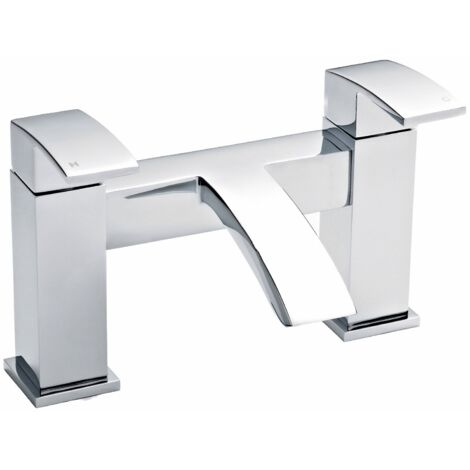 Nuie Vibe Bath Filler Tap Pillar Mounted - Chrome (1/2)