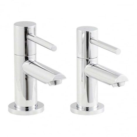 Nuie Series 2 Chrome Basin Taps - FJ311 (1/3)