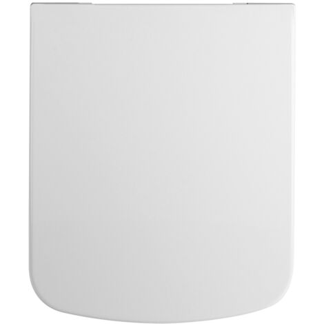 Nuie Soft Close Modern Toilet Seat - White
