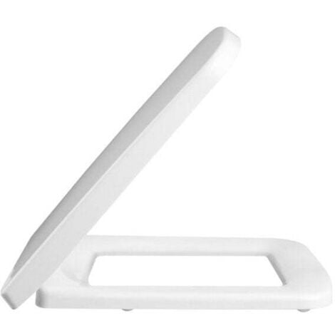 Nuie Soft Close Modern Toilet Seat - White
