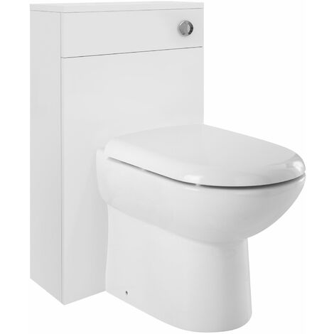 Nuie Ivo Design BTW Toilet with WC Unit and Cistern - Soft Close Seat