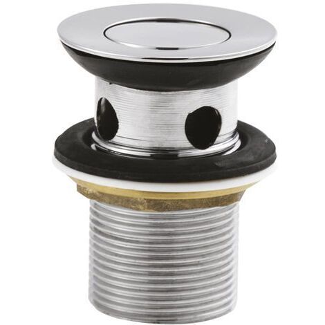 Nuie Stainless Steel Slotted Flip Top Basin Waste - ER08 (1/4)