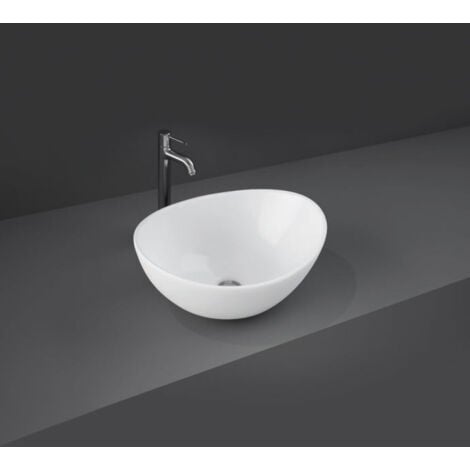 RAK Shell Sit-On Countertop Basin 395mm Wide - 0 Tap Hole