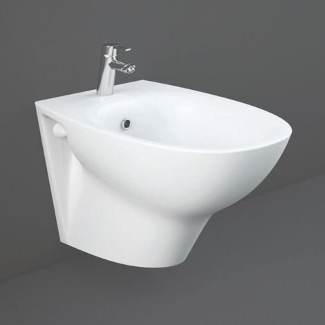 RAK Morning Wall Hung Bidet with Exposed Fixings - MORBD2100AWHA