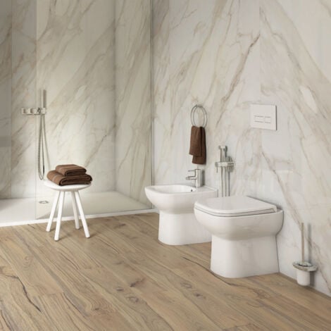 RAK Origin Back to Wall Bidet 500mm Projection - Alpine White