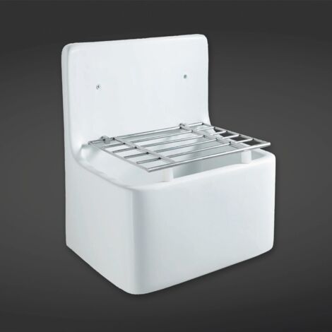 RAK Cleaner Sink 1.0 Bowl 520mm W - Alpine White (1/3)