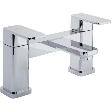RAK Resort Bath Filler Tap Pillar Mounted Chrome (1/3)
